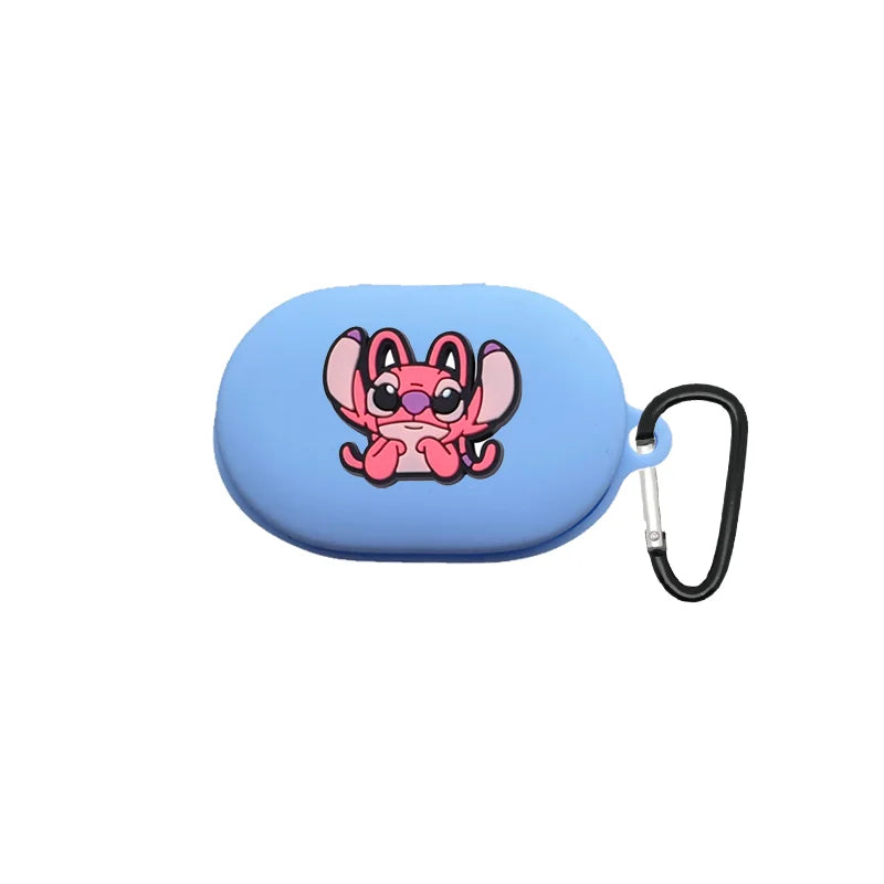 Disney cartoon Redmi Airdots protective case with hook suitable for Xiaomi Mi Redmi Airdots 1/2 Airdotse earphone charging case