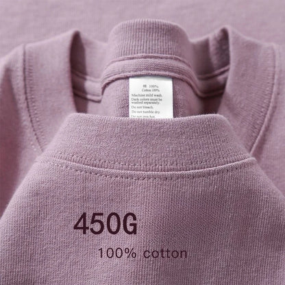 100% Cotton T Shirts Unisex 450G High Quality White T-shirts Tee Shirts Summer Blank Tshirt For Men Camisetas Para Hombre