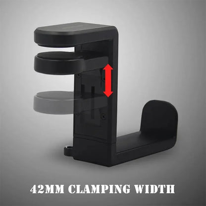 360° Rotating Headphone Stand Desktop Headset Holder PC Gaming Headset Desk Hanger Hook For Earphones Clutter Storage