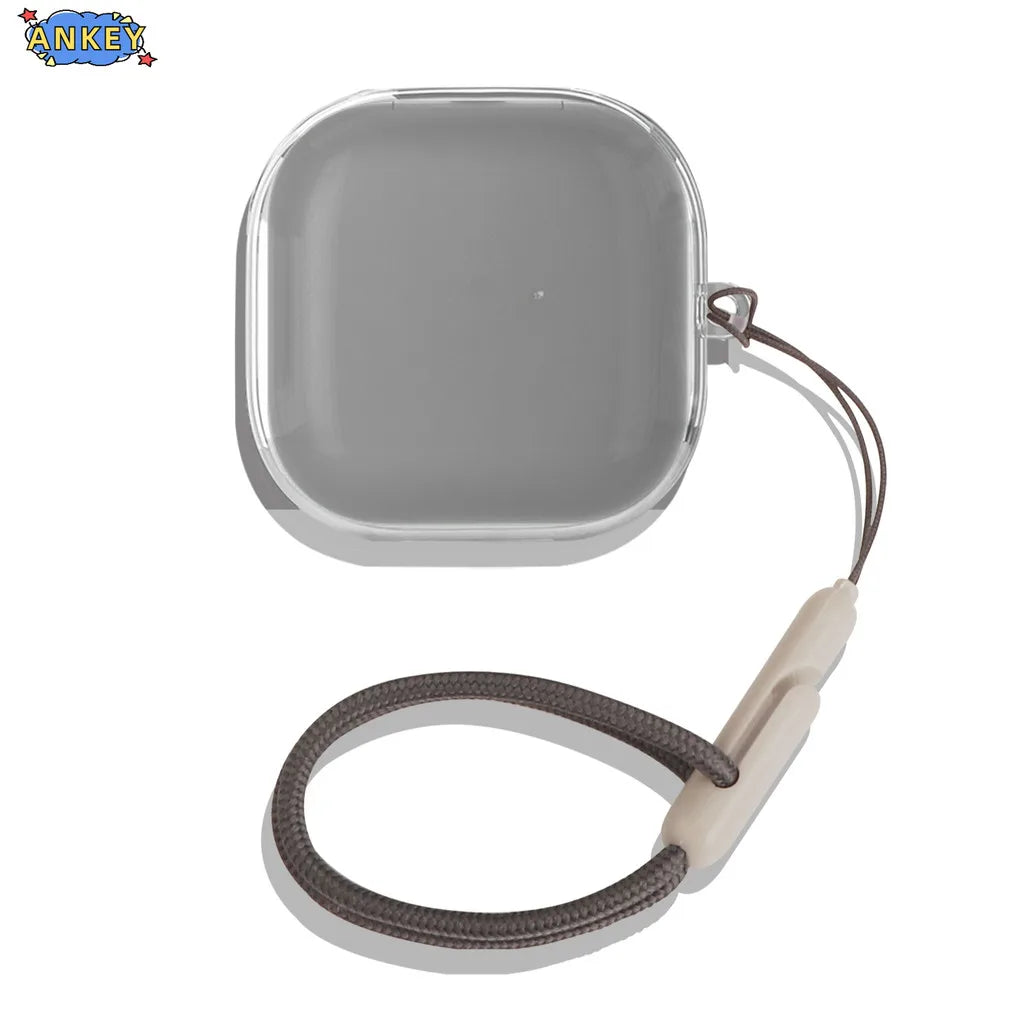 for Baseus Bowie E20 E19 E18 E18B E16 Case Soft Clear TPU Shockproof Protective Cover Accessories with Lanyard