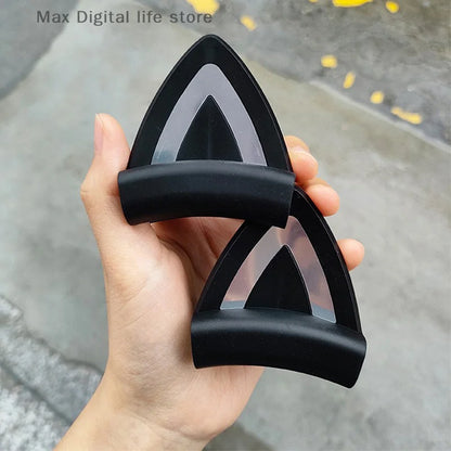 2 Pieces Cat Ear For Earphone Gaming Headsets Attachment Stereo Headset Decoration Lightweight Silicone Pendant