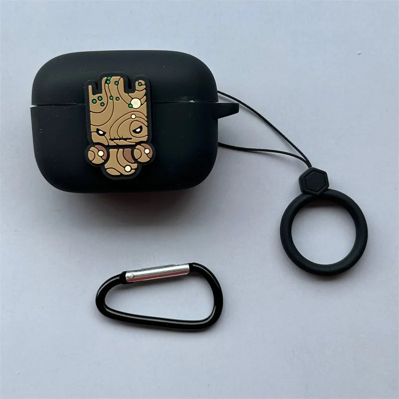 Cartoon Case For TAGRY X08 Case Silicone Ring Anti-drop Protect Earphone Case soft Silicone hearphone box