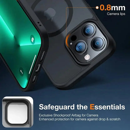 Luxury Matte 16E Magnetic Phone Case For iPhone 14 16 15 Plus 11 12 13 16E 14 15 Pro Max Magsafe Shockproof Protector Hard Cover