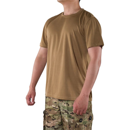 MEGE Men Tactical T Shirt Men's Quick Dry Workout Short Sleeve O-neck Quick-Drying gym T Shirts Plus Size Casual Oversized 4XL