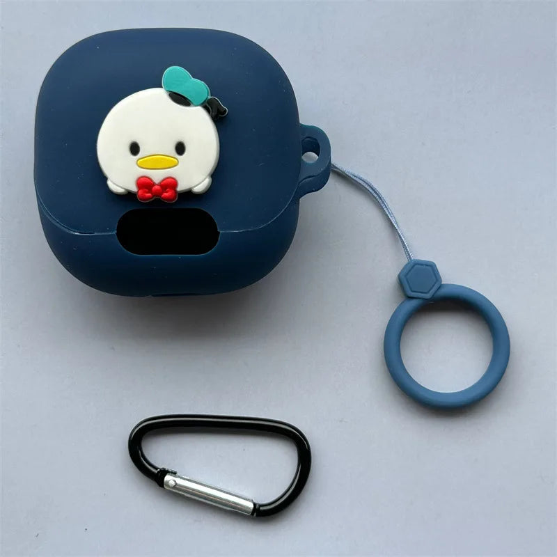 For (MI)Xiaomi Buds 5 ProTrue Wireless Bluetooth Earphone Cover DIY Cartoon Silicone Anti Drop Soft Cover With Hook