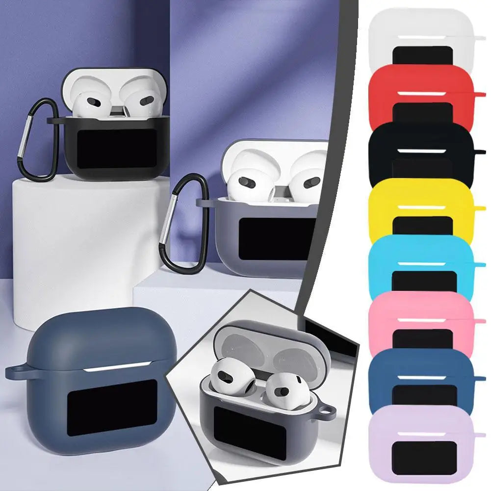 Silicone Earphone Protective Case For A9 Pro Touchscreen Headphones Silicone Sleeve For Bluetooth Headphones Anti-drop Soft Case