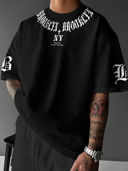 A popular Chicago men's T-shirt for summer 2025 Casual fashionable breathable and lightweight outdoor men's T-shirt