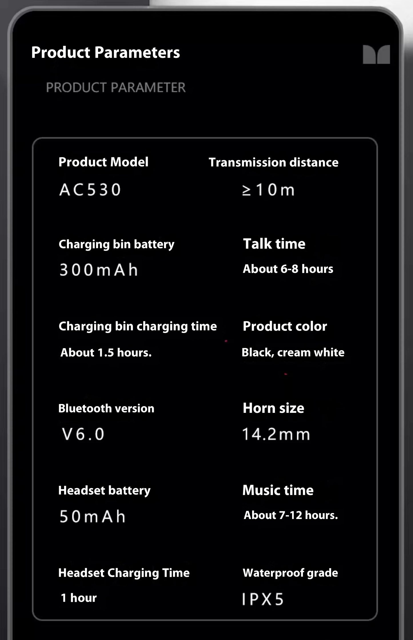 MONSTER AC530 Wireless Earphones Bone Conduction Ear Hanging Non in Ear Double Folding Ergonomics Bluetooth Sports Earphones