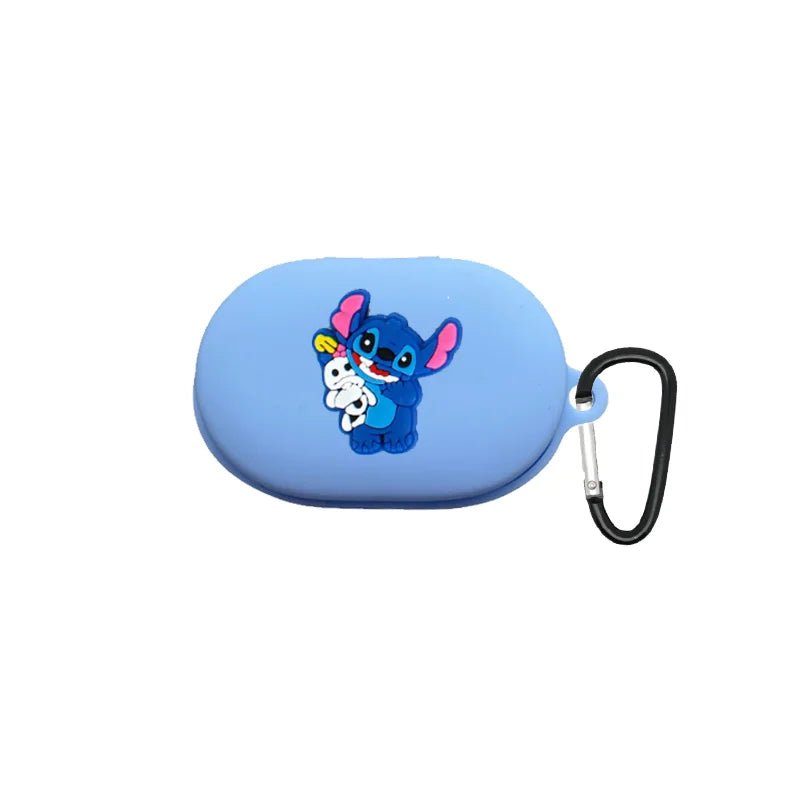 Disney cartoon Redmi Airdots protective case with hook suitable for Xiaomi Mi Redmi Airdots 1/2 Airdotse earphone charging case