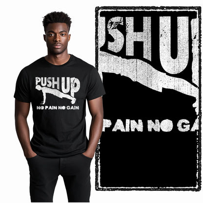 Coolmind YG Fitness Gym Cotton exclusive graphic Men's T-shirt 100% cotton large size fresh black men's new style T-shirt