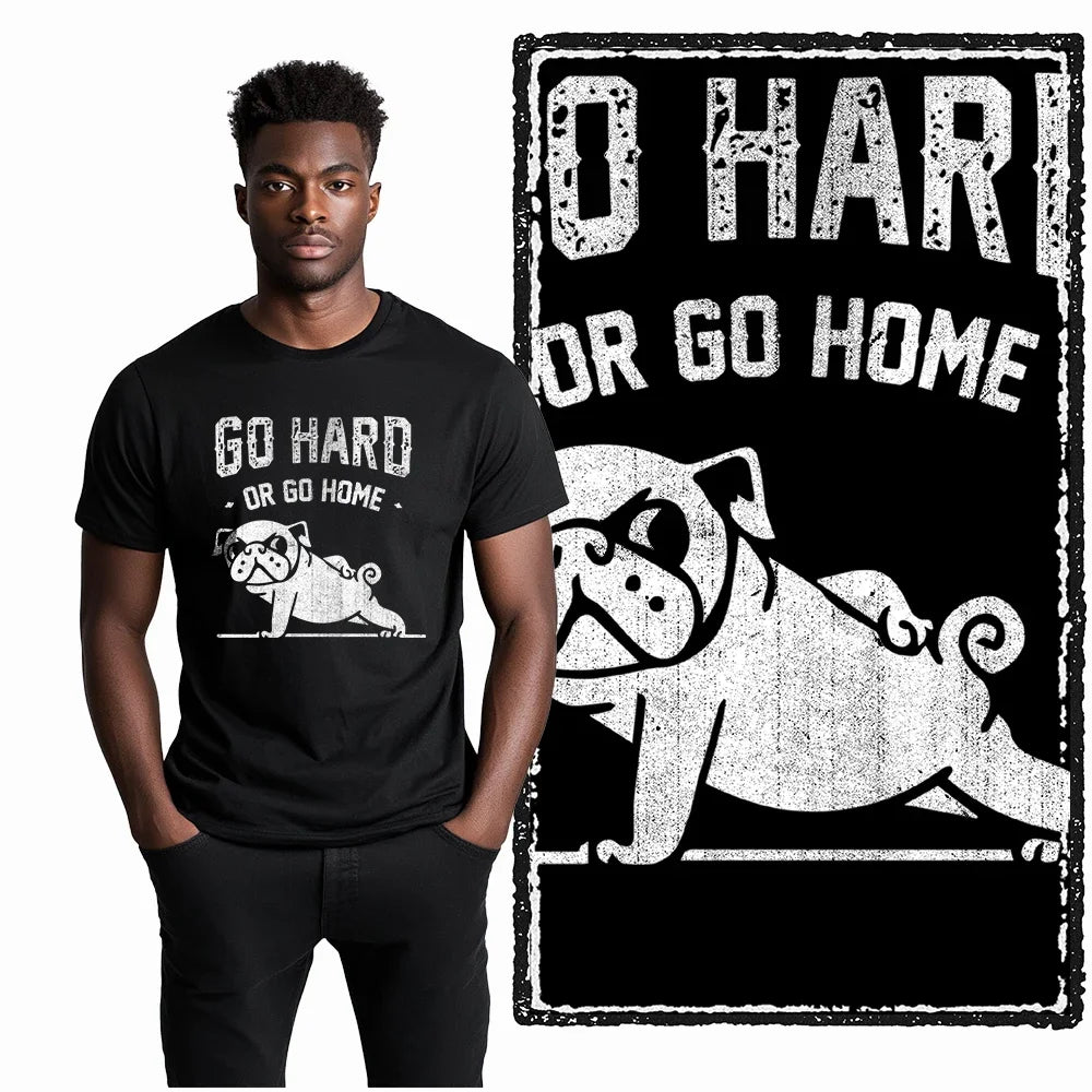 Coolmind YG Fitness Gym Cotton exclusive graphic Men's T-shirt 100% cotton large size fresh black men's new style T-shirt