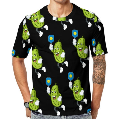 Popular Sports Funny Pickleball T-shirt For Men And Women Outdoor Sport Short Sleeve T Shirts Fashion Trend Kid Casual Tee Top