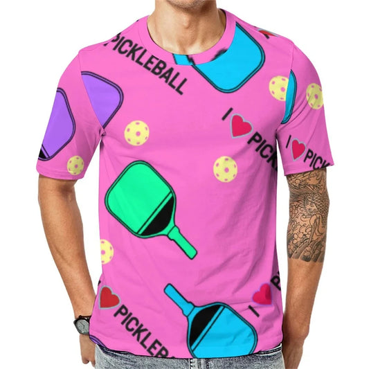 Popular Sports Funny Pickleball T-shirt For Men And Women Outdoor Sport Short Sleeve T Shirts Fashion Trend Kid Casual Tee Top
