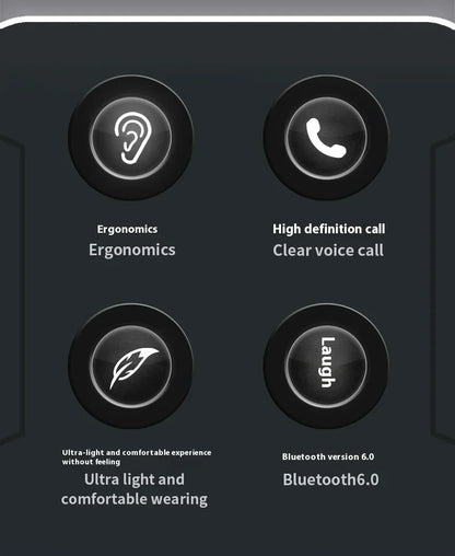 MONSTER AC530 Wireless Earphones Bone Conduction Ear Hanging Non in Ear Double Folding Ergonomics Bluetooth Sports Earphones