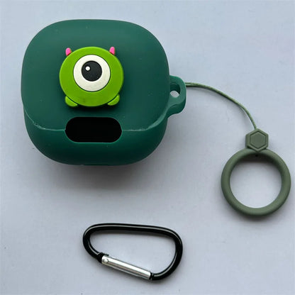 For (MI)Xiaomi Buds 5 ProTrue Wireless Bluetooth Earphone Cover DIY Cartoon Silicone Anti Drop Soft Cover With Hook