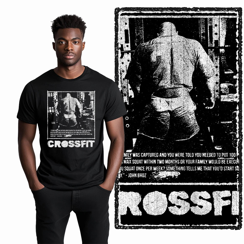 Coolmind YG Fitness Gym Cotton exclusive graphic Men's T-shirt 100% cotton large size fresh black men's new style T-shirt