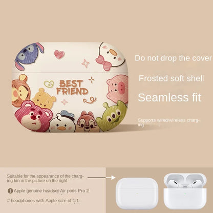 Cover for Apple AirPods 1 2 3 3rd Case for AirPods Pro Case Cute Cartoon Disney Anime Air Pords Pro2 Earphone Case Accessories