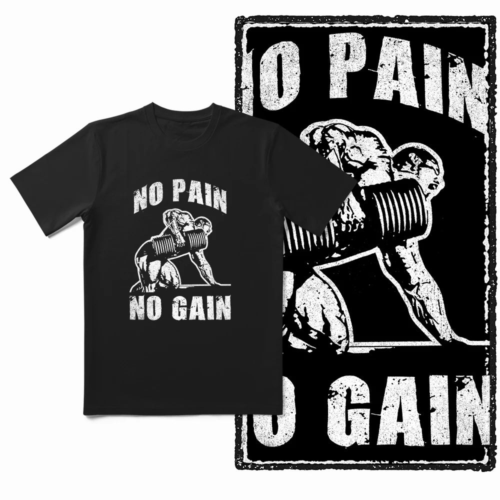 Coolmind YG Fitness Gym Cotton exclusive graphic Men's T-shirt 100% cotton large size fresh black men's new style T-shirt