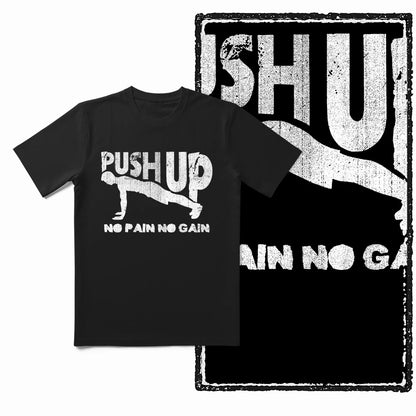 Coolmind YG Fitness Gym Cotton exclusive graphic Men's T-shirt 100% cotton large size fresh black men's new style T-shirt