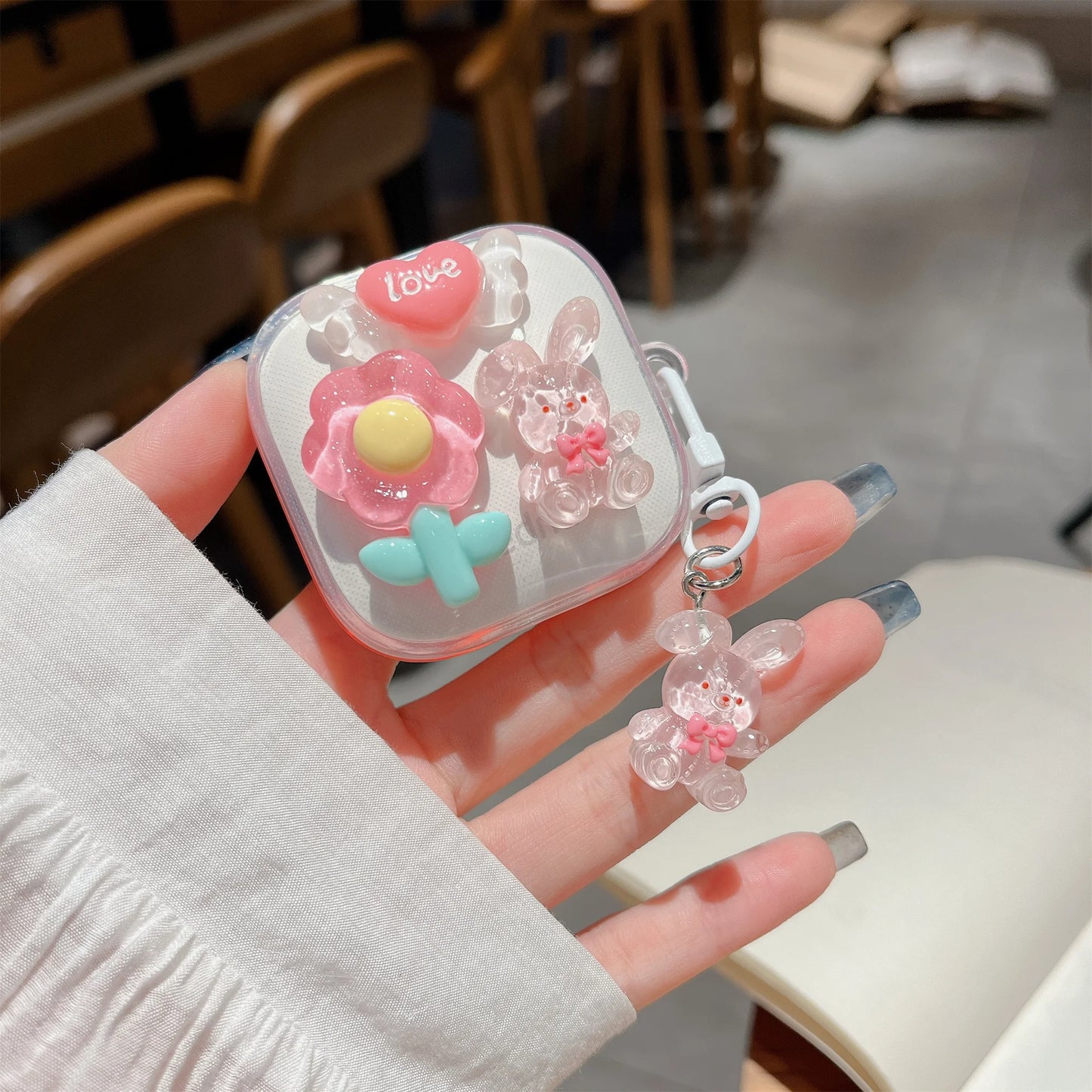 3D Cartoon Transparent For Redmi Buds 6 7S Case Cute Puppy Earphone Shockproof Soft Shell Protective Sleeve Cover