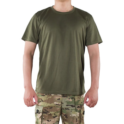 MEGE Men Tactical T Shirt Men's Quick Dry Workout Short Sleeve O-neck Quick-Drying gym T Shirts Plus Size Casual Oversized 4XL