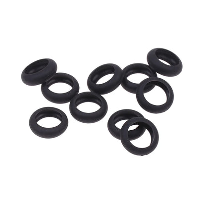 10pcs Flat Earphones Silicon Rubber Ring Case Flexible Earphone Shell Cover for 15mm Earphones
