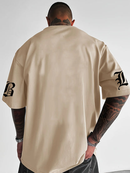 A popular Chicago men's T-shirt for summer 2025 Casual fashionable breathable and lightweight outdoor men's T-shirt