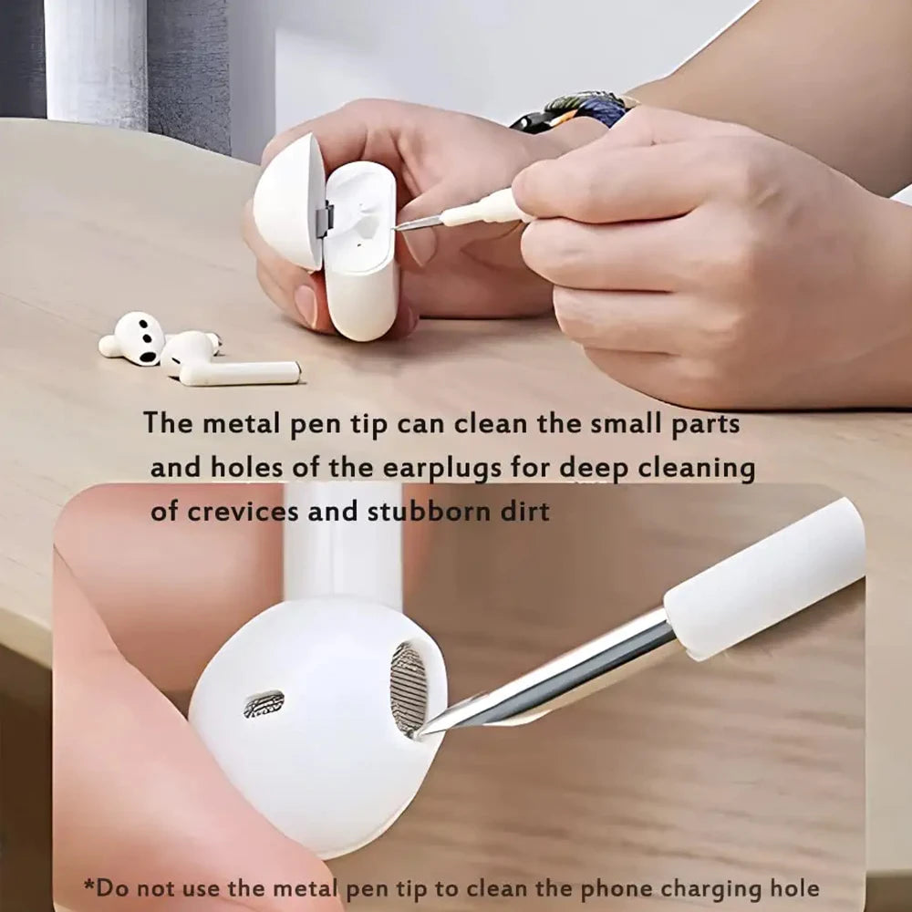 Cleaning Kits for Bluetooth Earphone Airpods Pro 1 2 3 Earbuds Case Cleaning Pen Brush Tools for Samsung Xiaomi Huawei Airdots