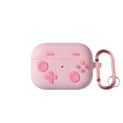 Earphone Case For Airpods 4 2024 Cute Cartoon 3D Gamepad Silicone Shockproof Box Cover For Airpods Pro 2 2nd 3 Cases With Hook