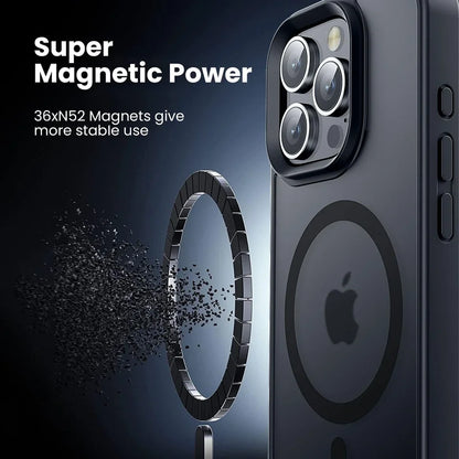 Luxury Matte 16E Magnetic Phone Case For iPhone 14 16 15 Plus 11 12 13 16E 14 15 Pro Max Magsafe Shockproof Protector Hard Cover