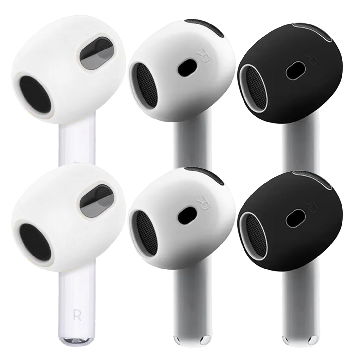 Anti-Slip Ear Covers Eartips for Apple AirPods 4 Replacement Ultra Thin Earbuds Cover Earphone Skin for AirPods 4 Accessories