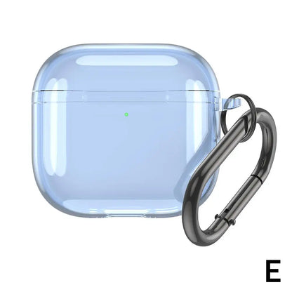 Transparent Case for AirPods 4 Wireless Bluetooth Earphone Soft TPU Clear Protective Cover with Hook for Air Pods 4 Accessories