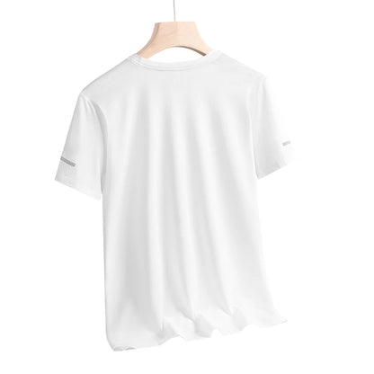 9xl Large Plus Size Quick Dry Short Sleeve T Shirt Gym Jerseys Fitness Trainer Running T-Shirt Teenager Breathable Sportswear