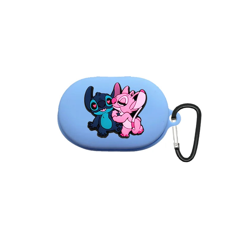 Disney cartoon Redmi Airdots protective case with hook suitable for Xiaomi Mi Redmi Airdots 1/2 Airdotse earphone charging case