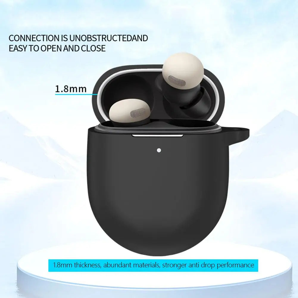 Silicone protective case for Google pixel Buds pro 2 earphones Dustproof Scratch-resistant Earphone Storage Case