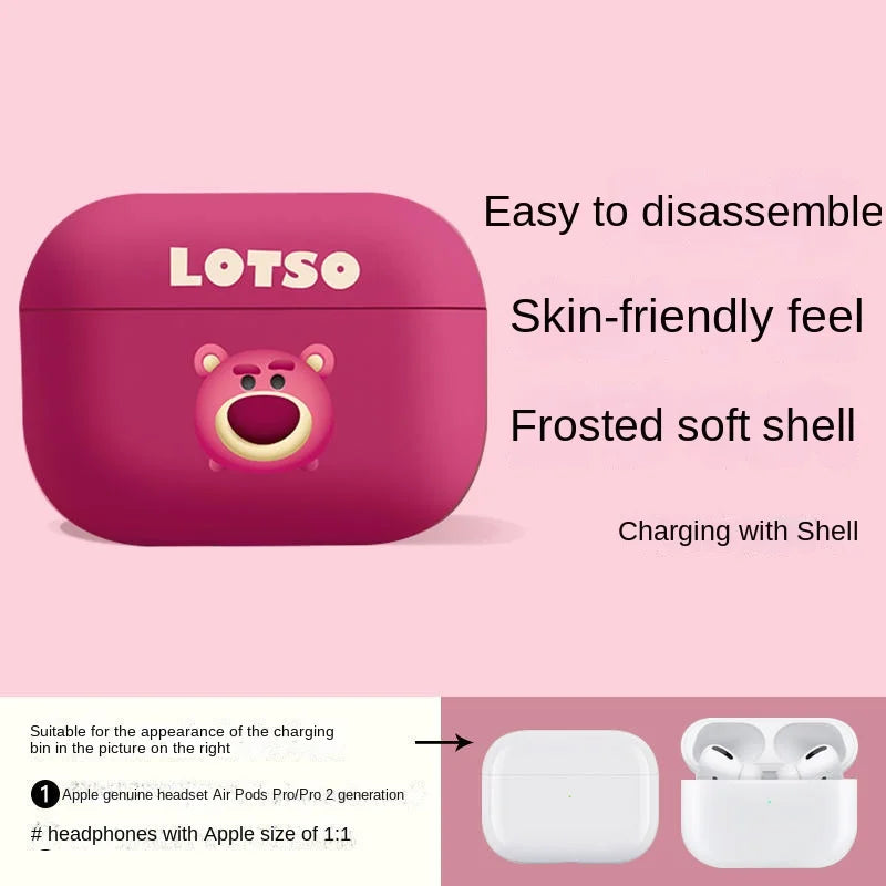 Cover for Apple AirPods 1 2 3 3rd Case for AirPods Pro Case Cute Cartoon Disney Anime Air Pords Pro2 Earphone Case Accessories