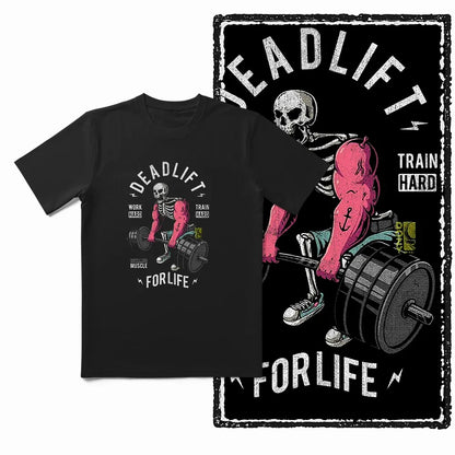 Coolmind YG Fitness Gym Cotton exclusive graphic Men's T-shirt 100% cotton large size fresh black men's new style T-shirt