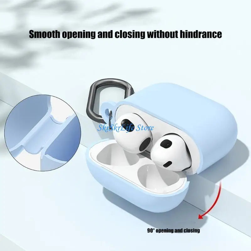 E65E Liquid Silicone Earphone Protector Case AntiYellowing Cover for