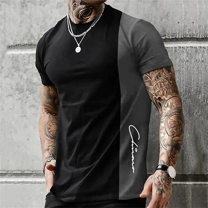 New 3D Dog Printed Men's T-shirt Summer Street Daily Casual Crew Neck Short Sleeve Tees Tops Harajuku Funny Pattern Men Clothing