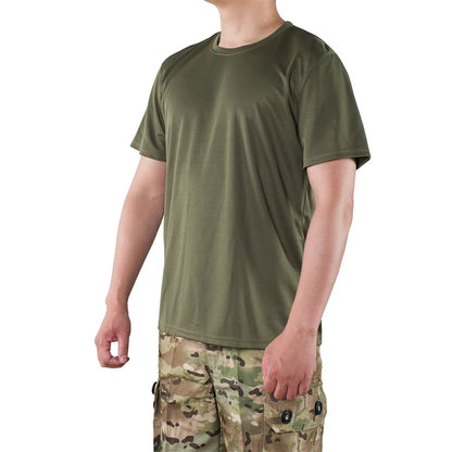 MEGE Men Tactical T Shirt Men's Quick Dry Workout Short Sleeve O-neck Quick-Drying gym T Shirts Plus Size Casual Oversized 4XL