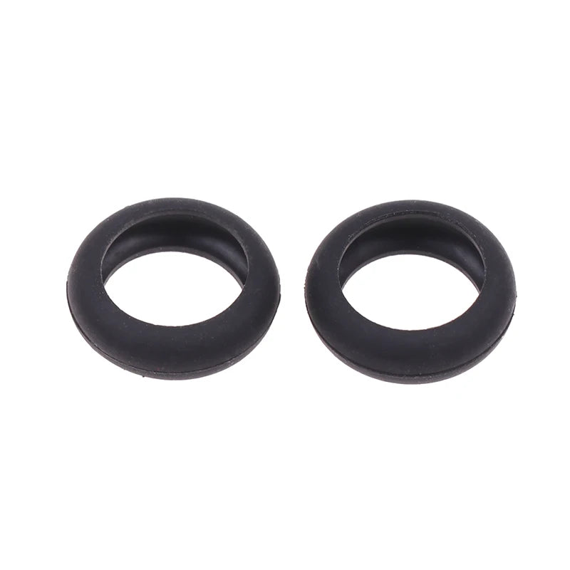 10pcs Flat Earphones Silicon Rubber Ring Case Flexible Earphone Shell Cover for 15mm Earphones