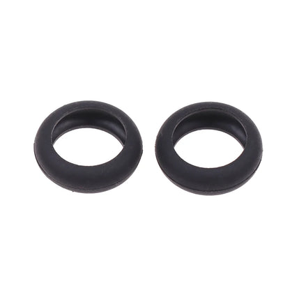 10pcs Flat Earphones Silicon Rubber Ring Case Flexible Earphone Shell Cover for 15mm Earphones