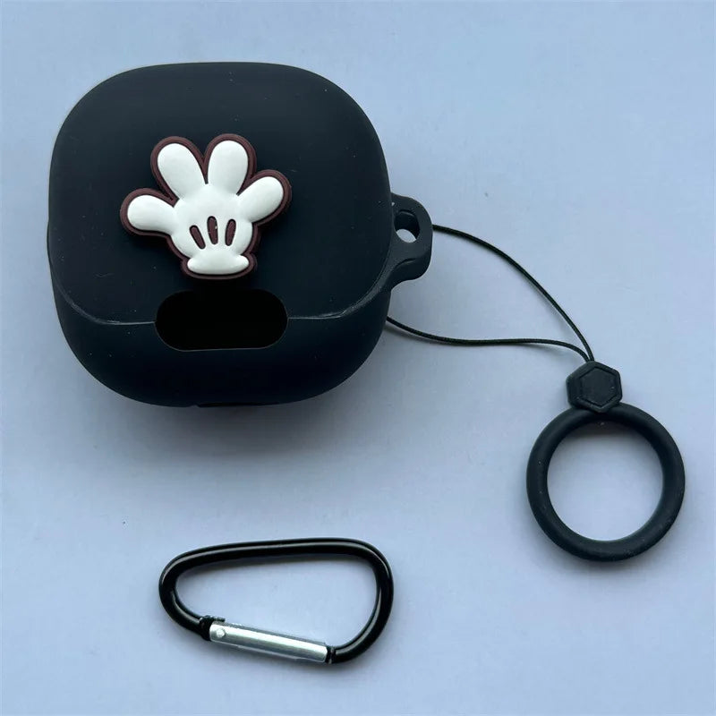 For (MI)Xiaomi Buds 5 ProTrue Wireless Bluetooth Earphone Cover DIY Cartoon Silicone Anti Drop Soft Cover With Hook