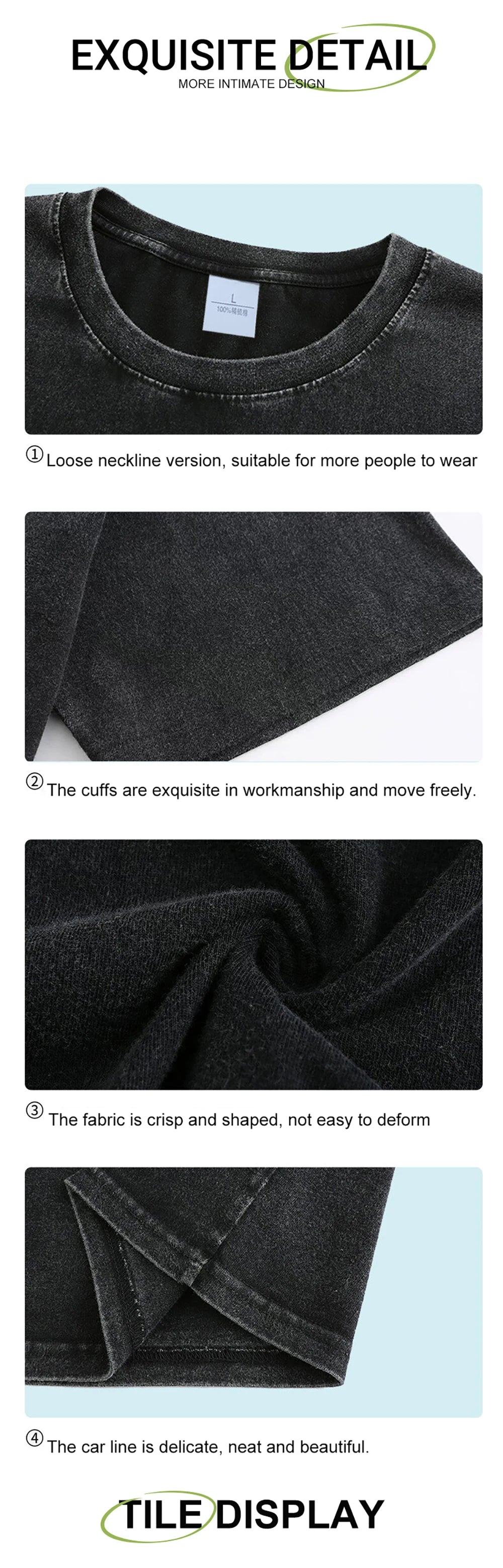 New Men's Washed Vintage T-Shirts Street Hip Hop Retro Punk T Shirt women Harajuku Casual Cotton Short Sleeve Couple TShirts top