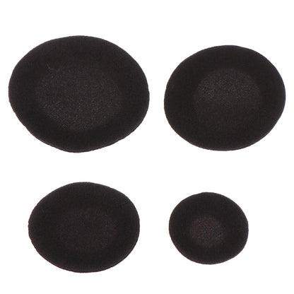 10pcs 3.5/4.5/5.5/6cm Black Foam Ear Pads Protection Thicken Sponge Replacement Cushions Covers Earphones for Headphones