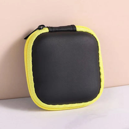 Mini Square EVA Earphone Protective Box Digital Charger Headphone Storage Bag USB Data Cable Organizer Carrying Pouch
