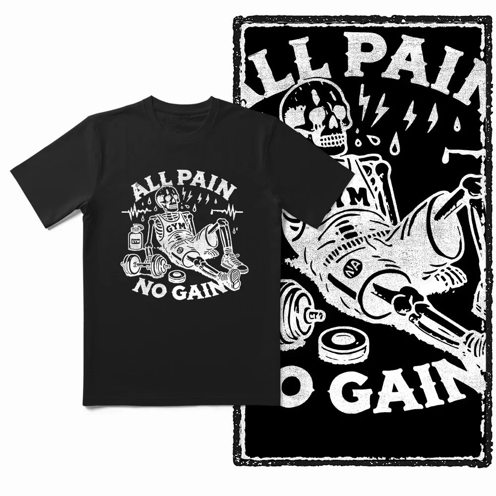 Coolmind YG Fitness Gym Cotton exclusive graphic Men's T-shirt 100% cotton large size fresh black men's new style T-shirt