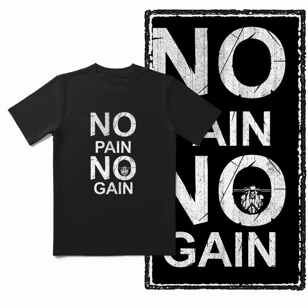 Coolmind YG Fitness Gym Cotton exclusive graphic Men's T-shirt 100% cotton large size fresh black men's new style T-shirt