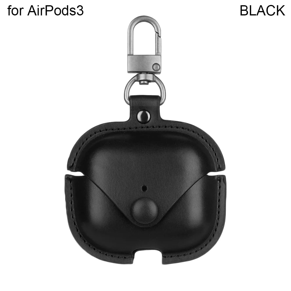 PU Leather Bluetooth Wireless Earphone Case for Apple Airpods 1/2/3/Pro Ultralight Fashion Headphones Case Protective Cover
