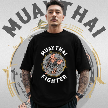 Summer Men's T-Shirt Muay Thai Running Fitness Sports Short Sleeve Outdoor Boxing Wrestling Tracksuits Breathable Men's clothing